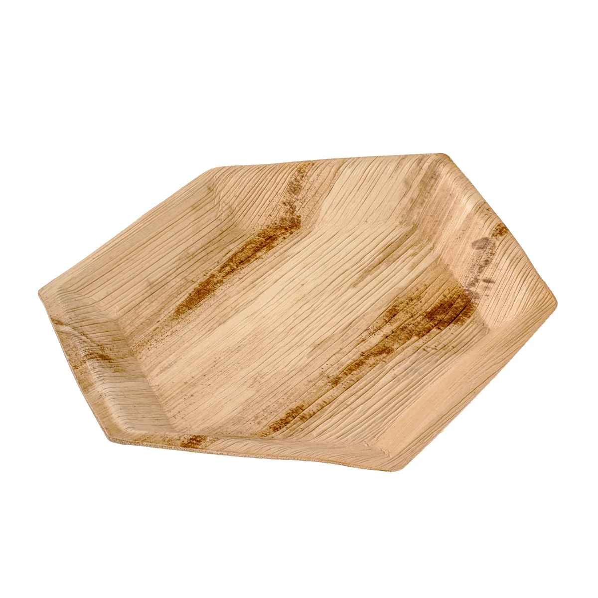 Einweg-Teller sechseckig, 25 Stück