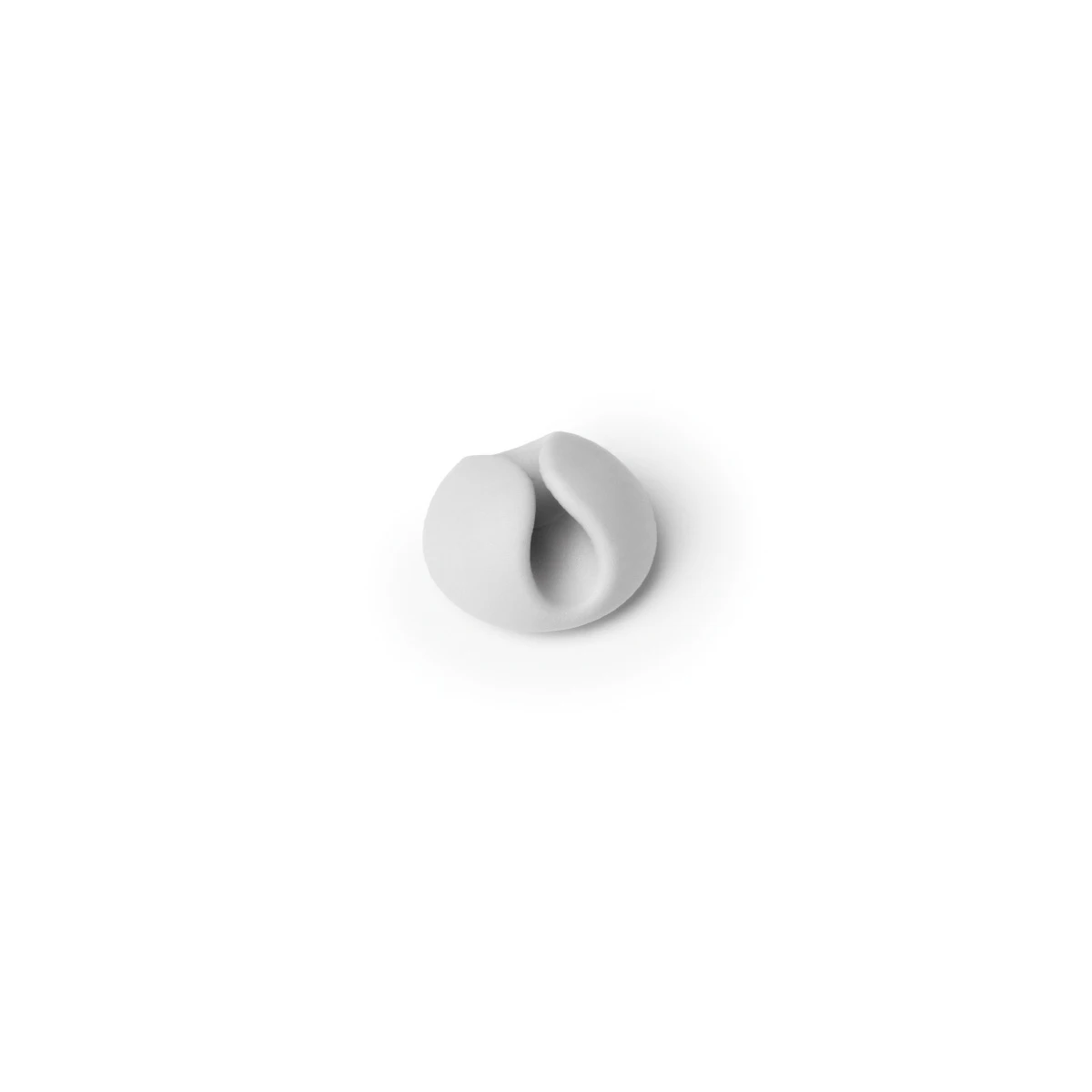 Kabel-Clips selbstklebend für 1 USB-Kabel CAVOLINE CLIP 1, grau, 20 x 12 mm