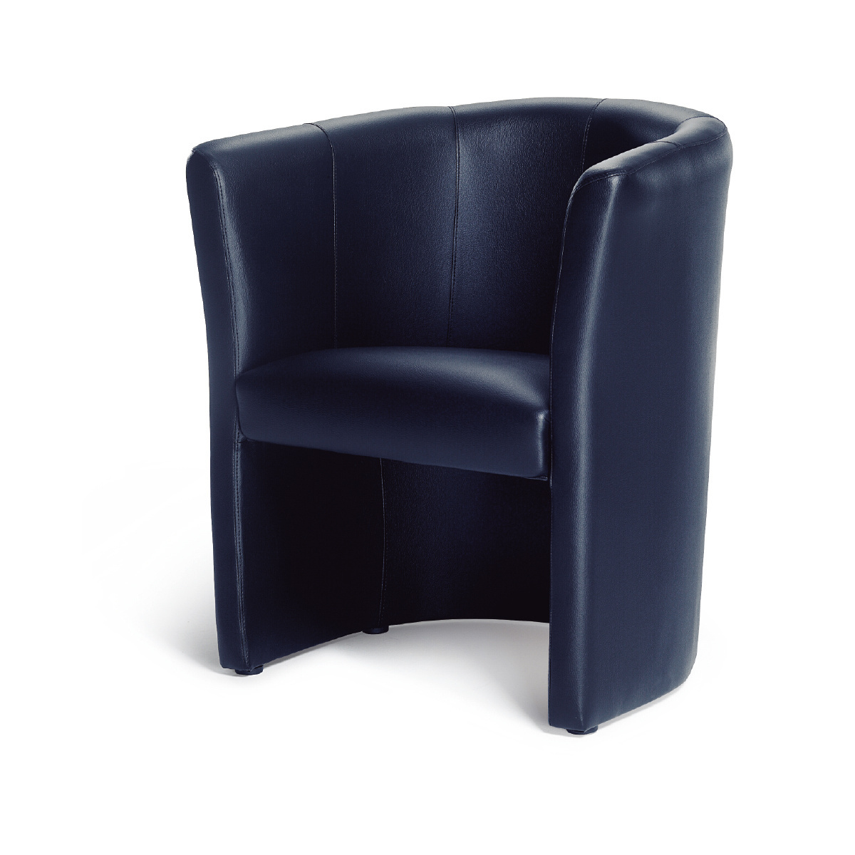 Empfangsmöbel Clubsessel Bezug Kunstleder schwarz