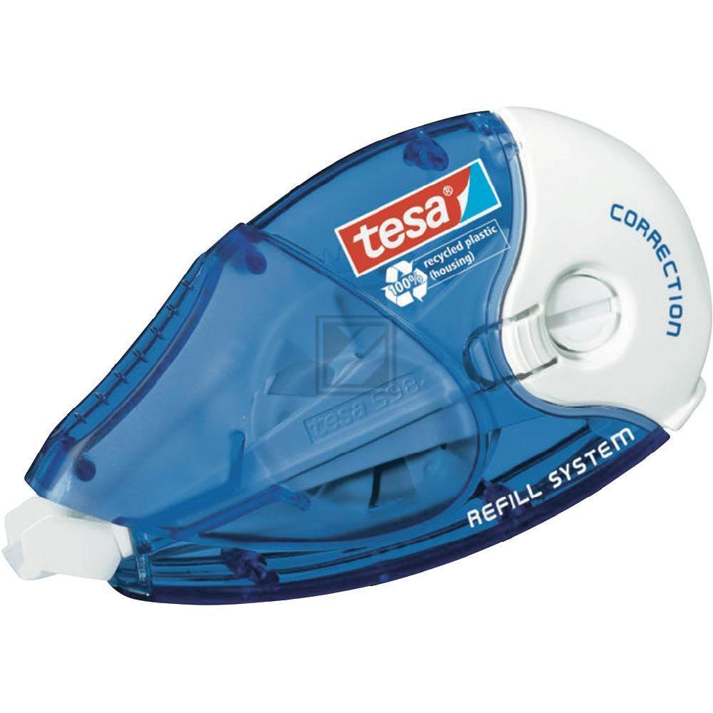 Tesa Korrekturroller Eco Logo 14 m x 4,2 mm weiß Nachfüllroller Blister