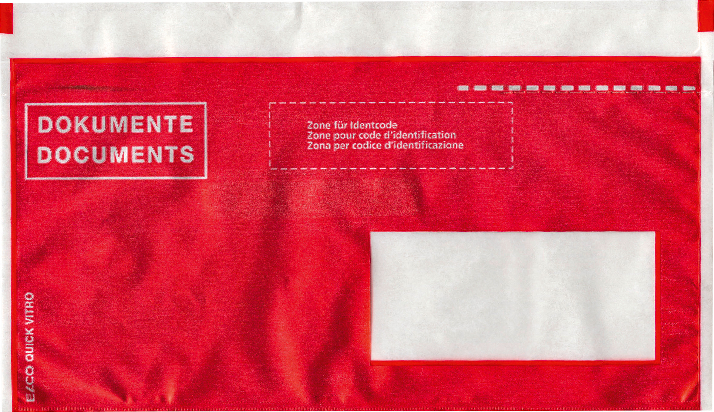 Postkonforme Dokumententaschen C5/6 235 x 120 mm, Fenster rechts, Pack à 250 Stück