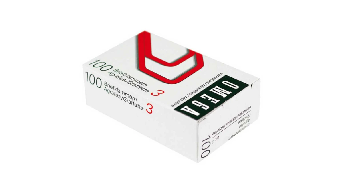 OMEGA Büroklammern Gr. 3 - 100 Stück