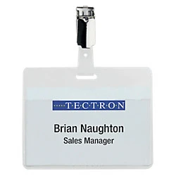 DURABLE Namensschild mit Clip 60 x 90 mm, 8106-19