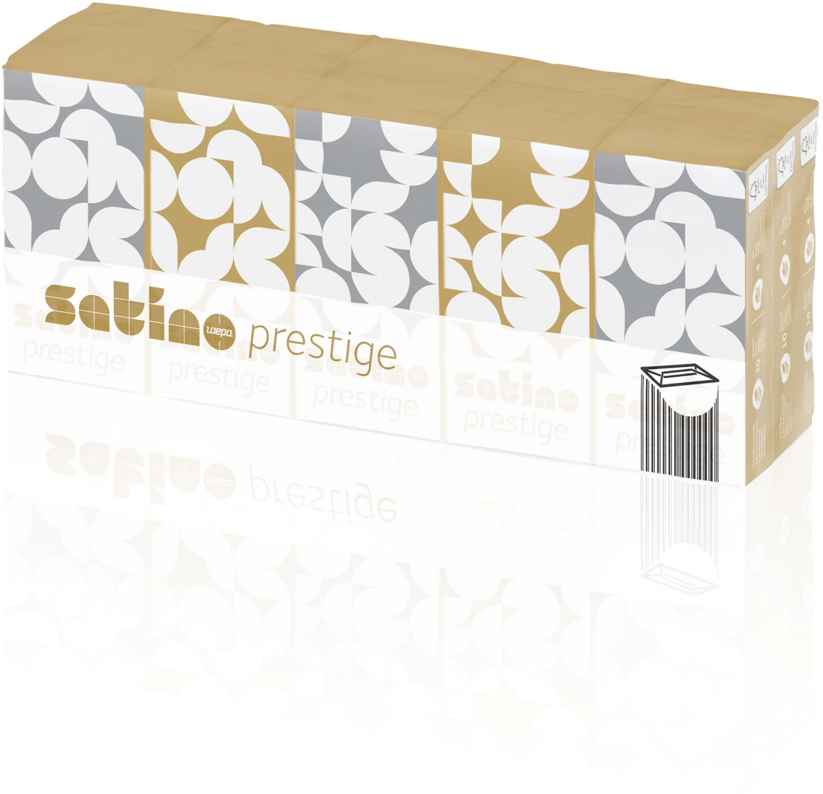 SATINO Taschentücher Prestige 4-lagig, 15 Pack