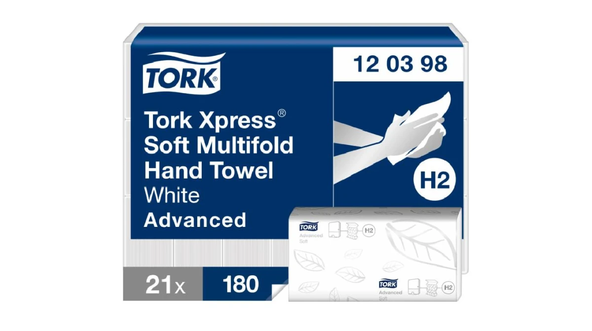 TORK Papierhandtücher Xpress Advanced Z-Falz, 2-lagig, weiss