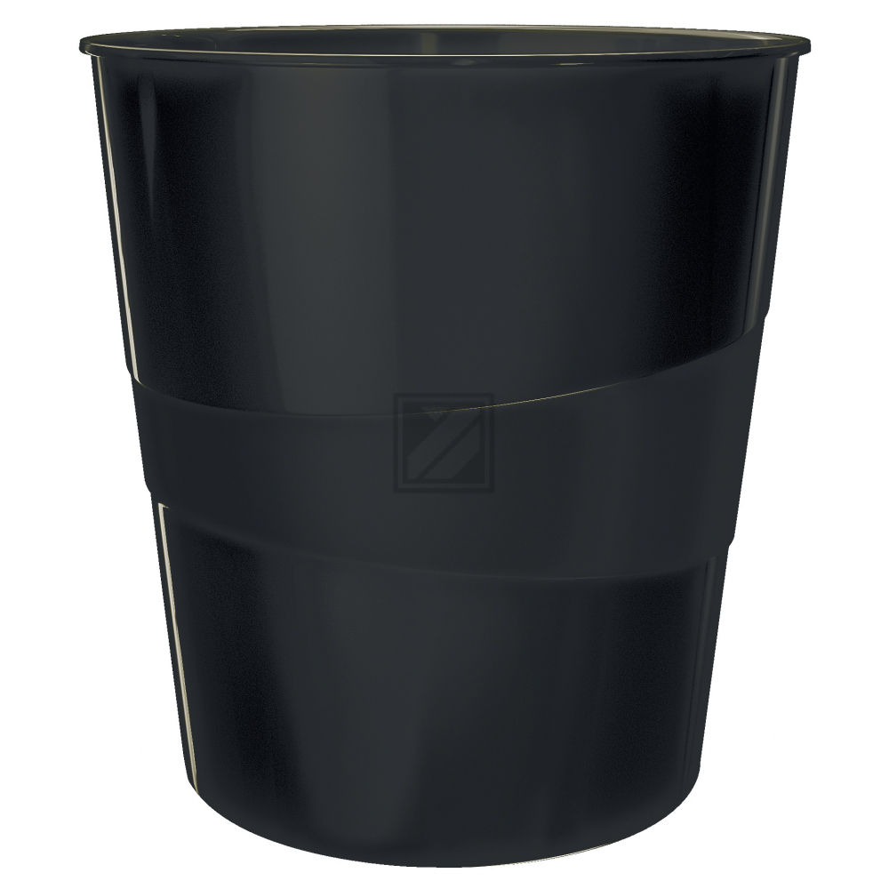 LEITZ Papierkorb Recycle 15Lt 53280095 schwarz, Kunststoff