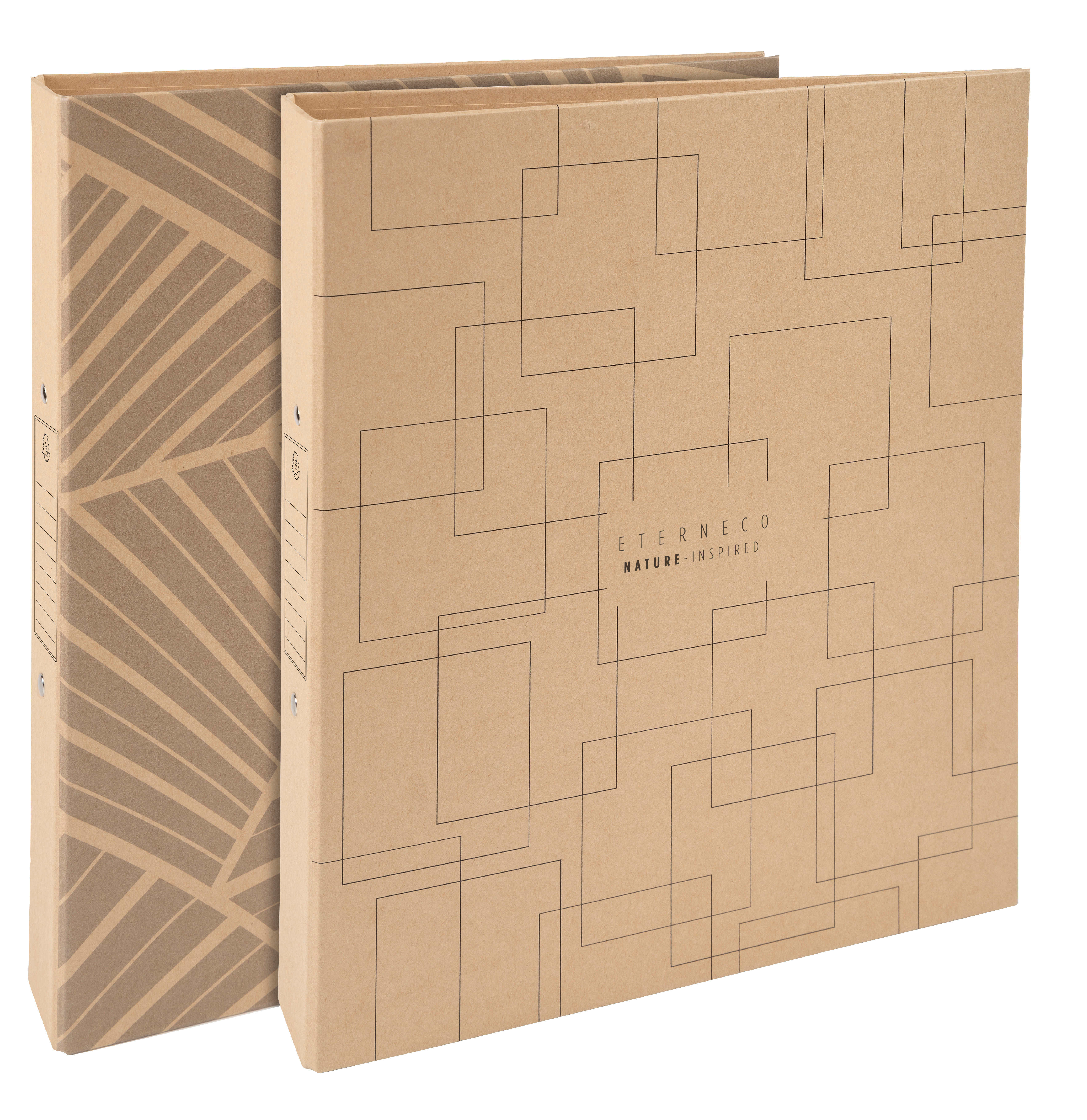 Exacompta Ringbuch 2 Ringe 30 mm, Karton, Serie Eterneco - A4