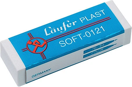 LÄUFER Radierer Plast Soft - 0121