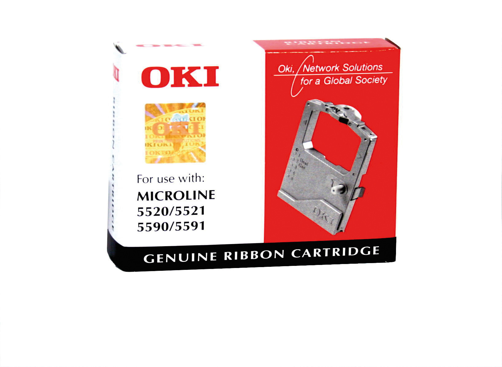 OKI Farbband Nylon schwarz (01126301)