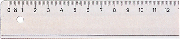 LINEX Schullineal transparent 30cm