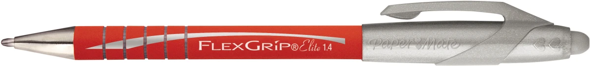 Papermate Einweg-Druckkugelschreiber FlexGrip Elite 1.4 mm, Schreibfarbe rot