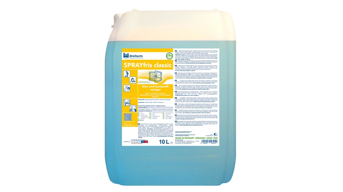 DREITURM SPRAYfris classic Glas- und Kunststoffreiniger 10 L