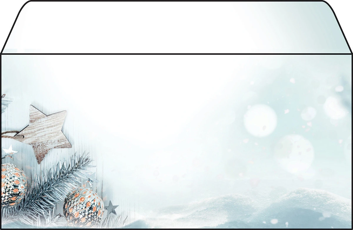 SIGEL DU312 Weihnachts-Couvert 11x22cm