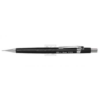 PENTEL Druckbleistift Sharp 0.5mm P205A schwarz mit Radiergummi
