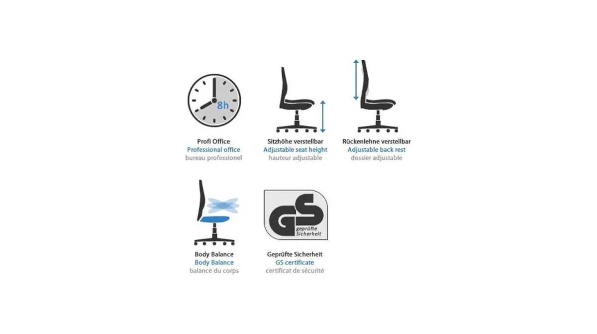 TOPSTAR® Funktionsdrehstuhl Sitness® 40
