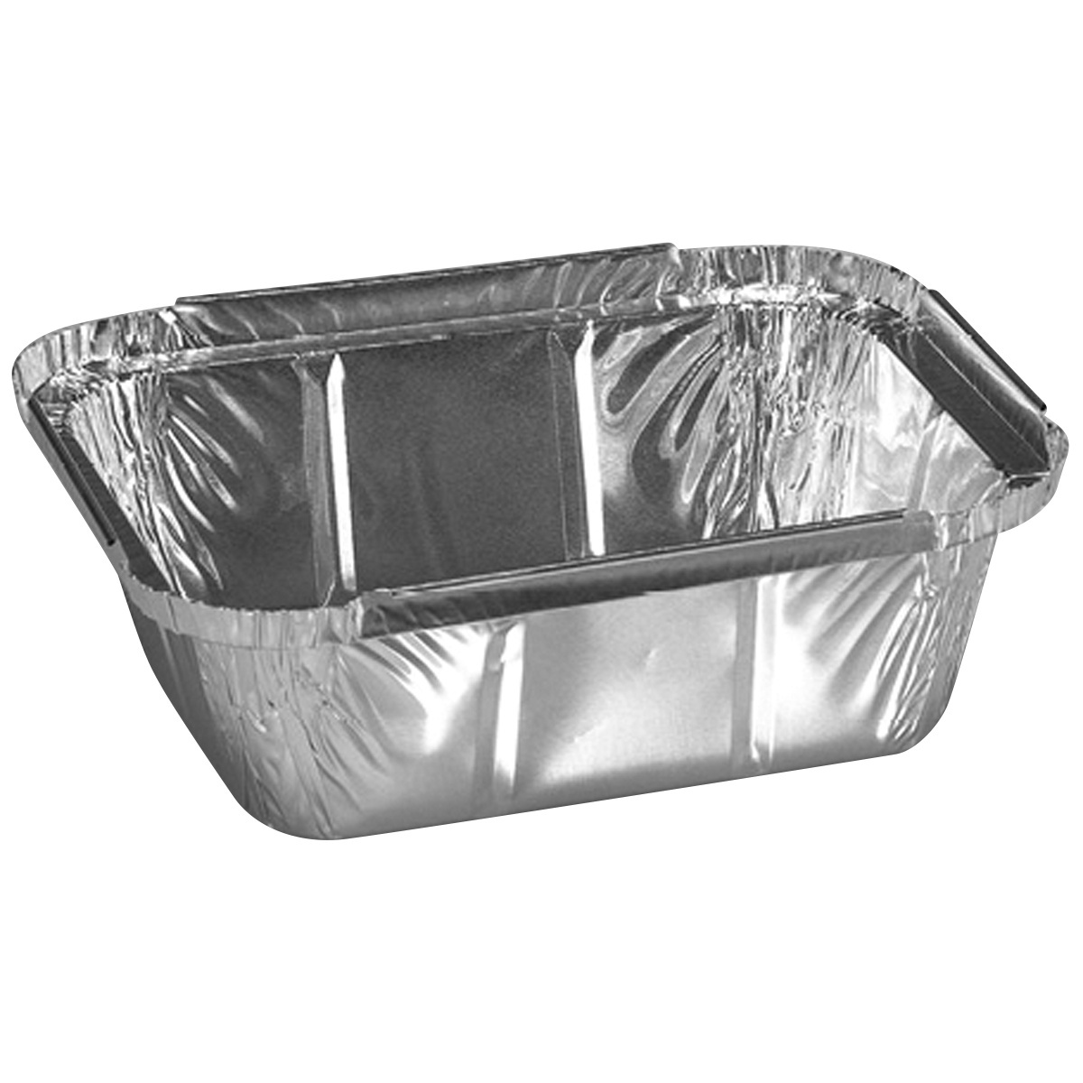 Aluschalen ohne Deckel für Inhalt 470 ml, 14.5 x 12 x 4 cm, Pack à 100 Stück