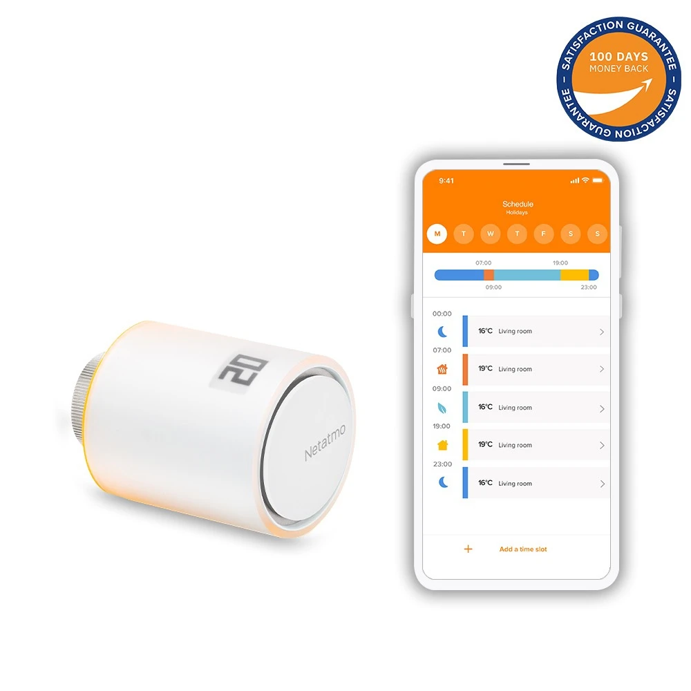 Netatmo Zusätzliches Smartes Heizkörperthermostat DE