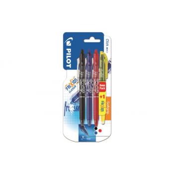 PILOT Frixion Clicker + Light 0.35mm BL-FR7-BT assortiert 4 Stck.