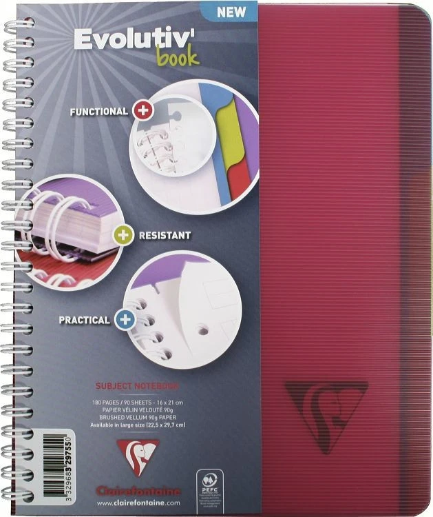 CLAIREFONTAINE LINICOLOR Heft A5+ - kariert