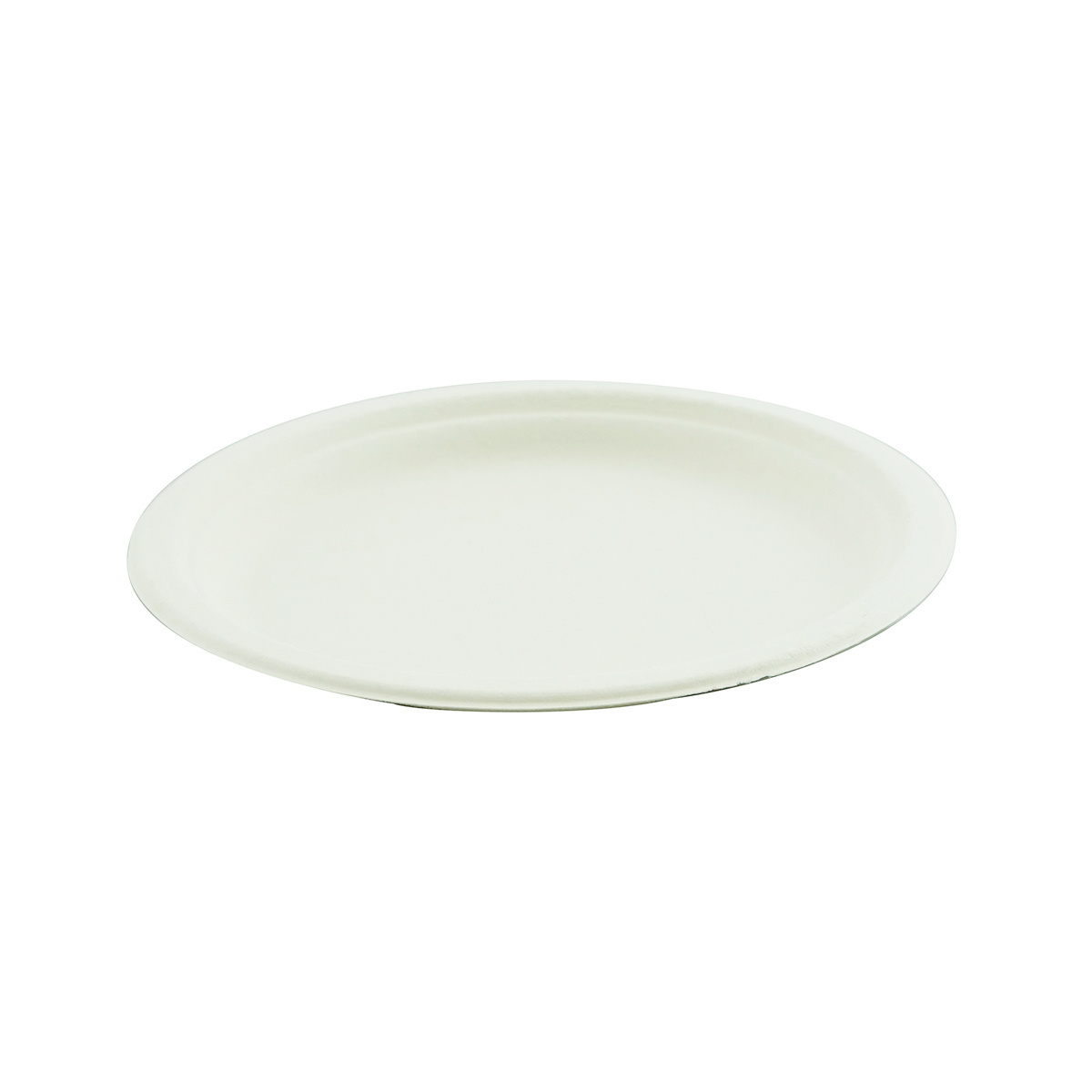 Bagasse Teller rund, Durchmesser 230 mm, Pack à 50 Stück