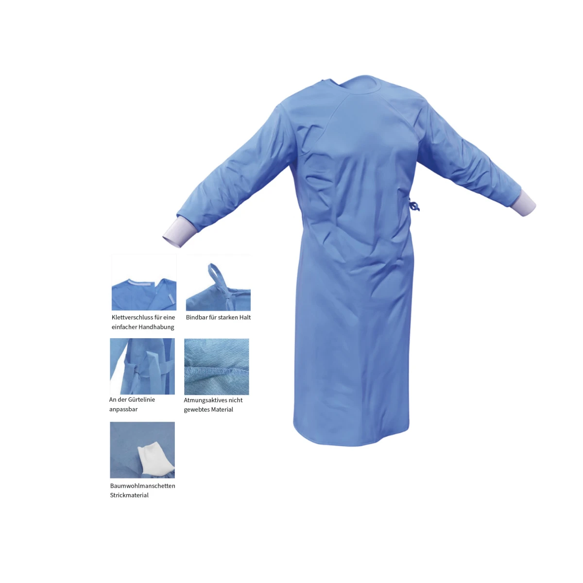 OP-Schürzen Level 2, 60 Stück