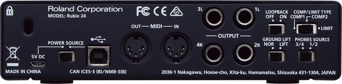 Roland RUBIX24 Interface