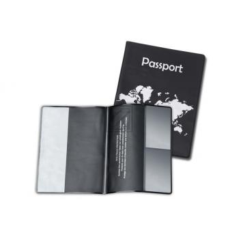 HIDENTITY Reisepasshüllen 0330-07 schwarz