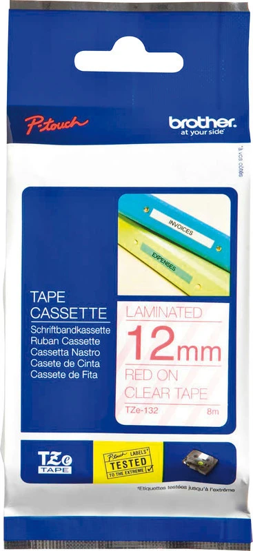 BROTHER P-TOUCH® TZe-132 Schriftband, 12 mm x 8 m