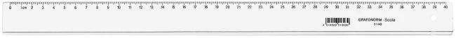DUX Flachlineal SCOLA 40cm
