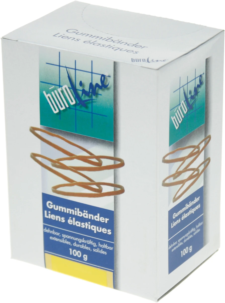 BÜROLINE Gummibänder 50 x 3 mm - 100g