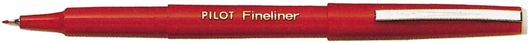 PILOT Fineliner SW-PPF 0.4 mm, Schreibfarbe rot