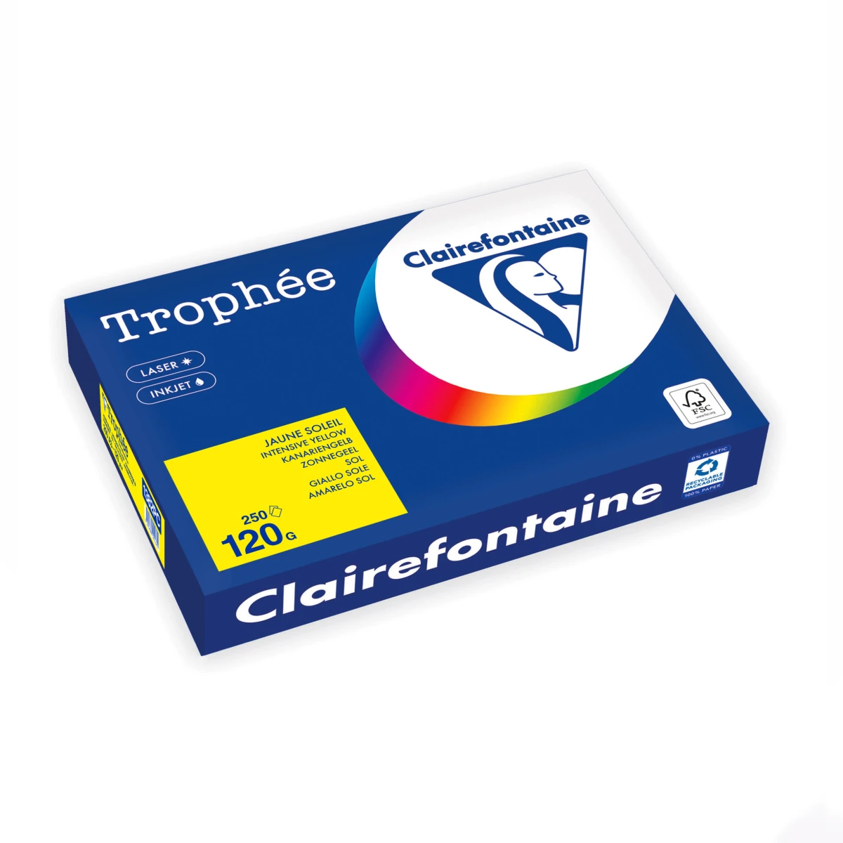 CLAIREFONTAINE Kopierpapier Trophée Intensiv A3, 120 g/m², 250 Blatt