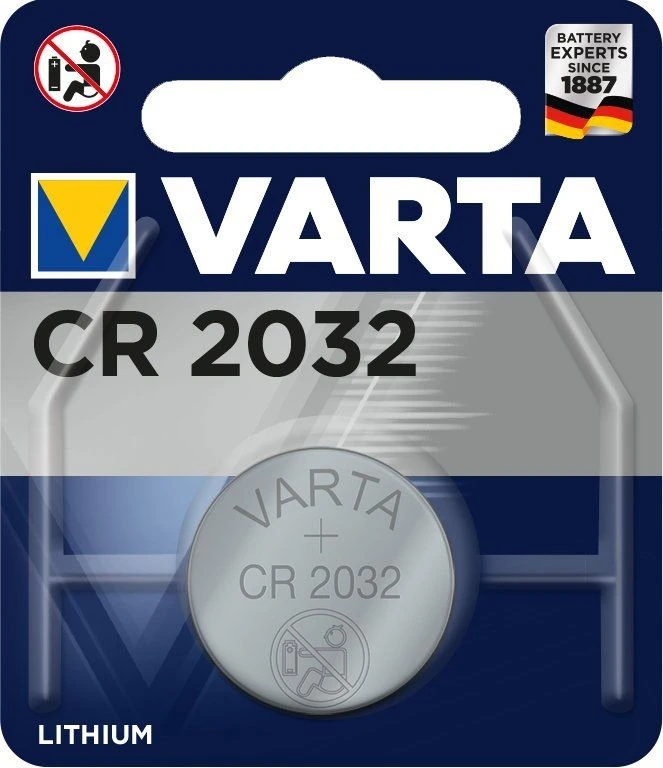 VARTA Knopfbatterie Lithium CR2032, 3V