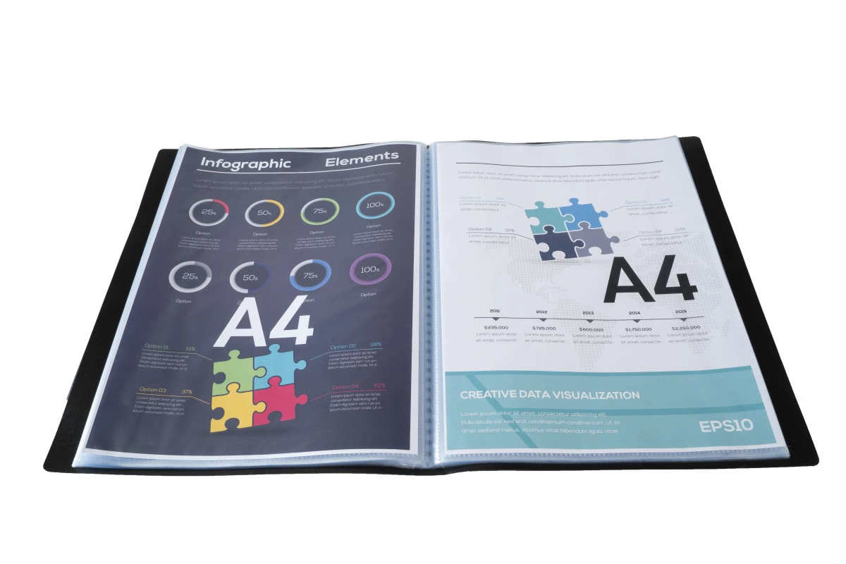 EXACOMPTA Sichtmappe A4, PP, 30 Hüllen,