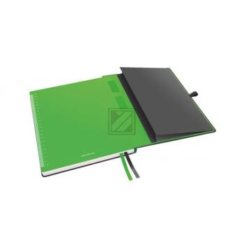 LEITZ Notizbuch Complete 187x244mm 44730095 kariert schwarz