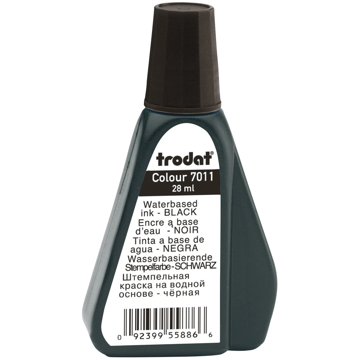 trodat Stempelfarbe 7011, 28 ml, schwarz