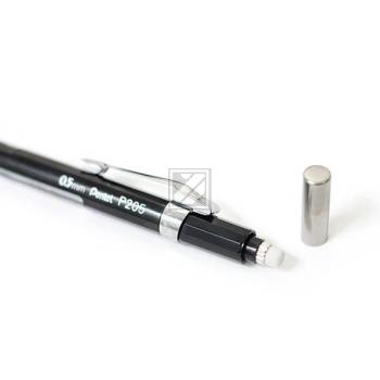 PENTEL Druckbleistift Sharp 0.5mm P205A schwarz mit Radiergummi