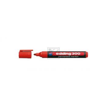 EDDING Permanent Marker 300 1,5-3mm 300-2 rot