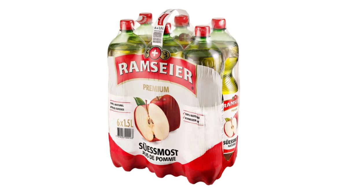RAMSEIER Süessmost naturrein 6 x 1.5 Liter