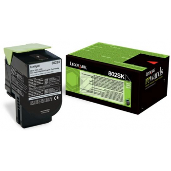 Lexmark Toner-Kit Corporate schwarz HC (80C2SKE, 802SKE)