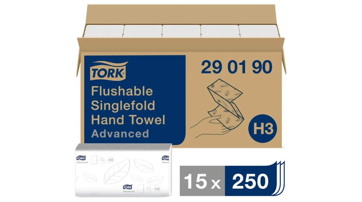 TORK Papierhandtücher Advanced V-Falz, 2-lagig, weiss
