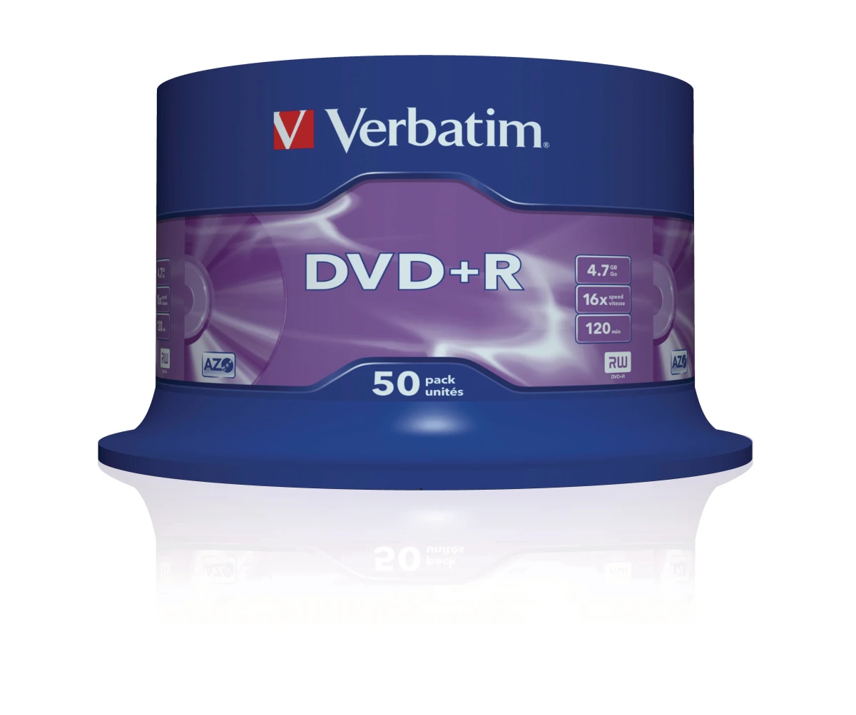 VERBATIM DVD+R Spindle 4.7GB