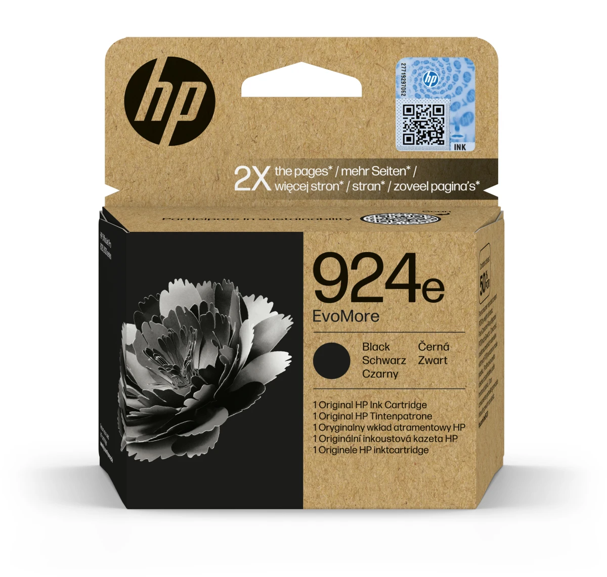 HP Tintenpatrone 924e schwarz