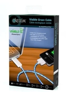 Dexim Visible Power Cable USB A zu 30 Pin Dock