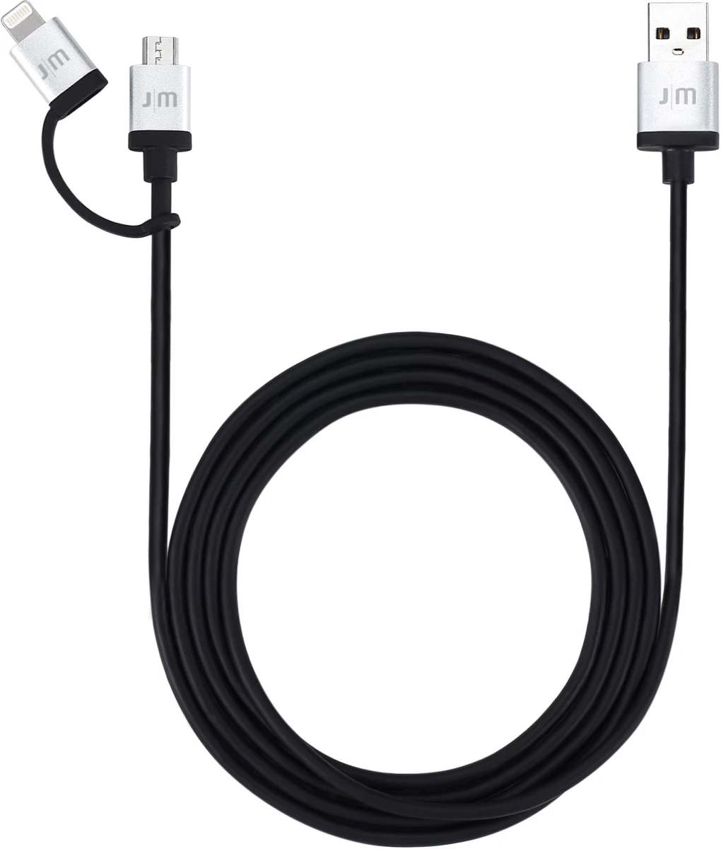 Just Mobile AluCable Duo Lightning & Micro-USB Kabel
