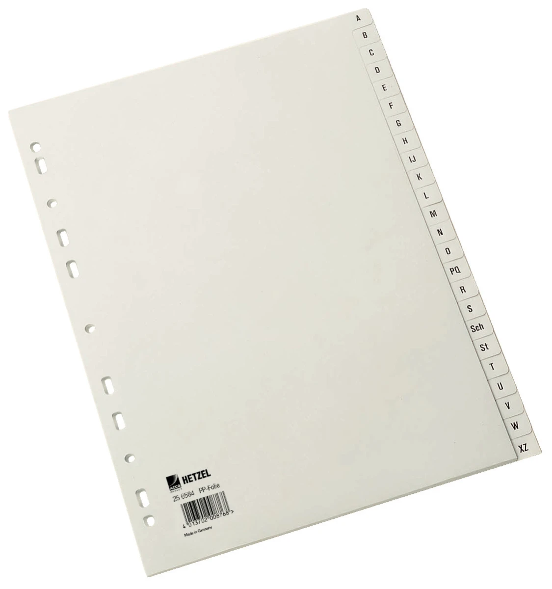 HETZEL Register A - Z
