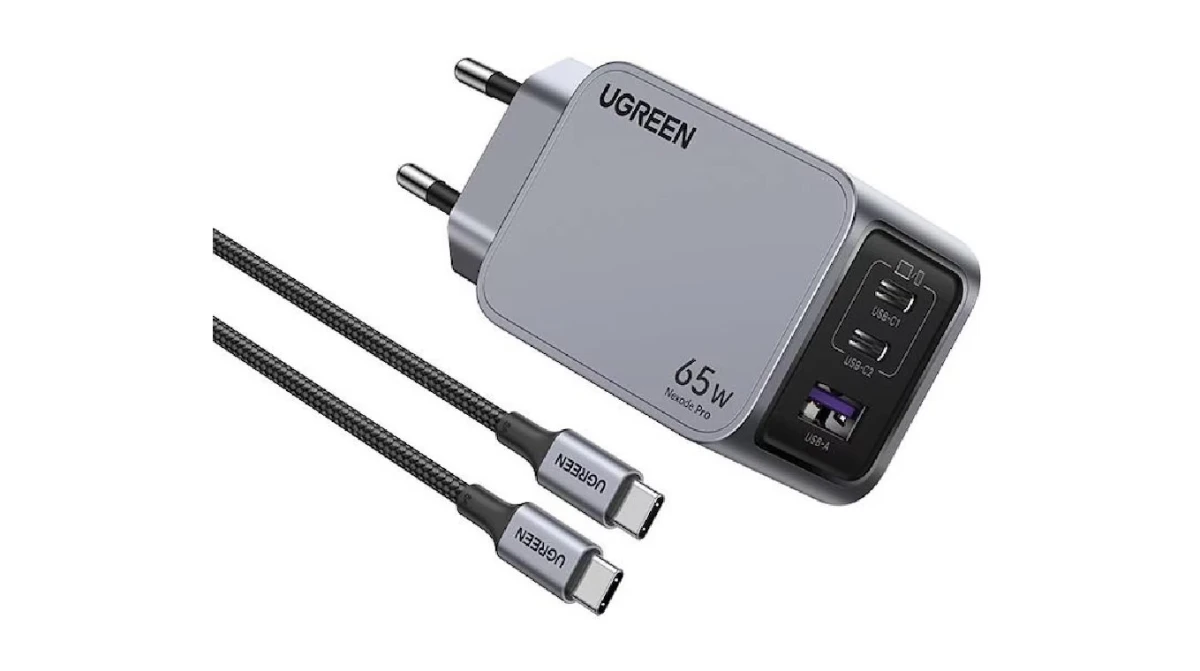UGREEN USB Wallcharger Nexode Pro 65W
