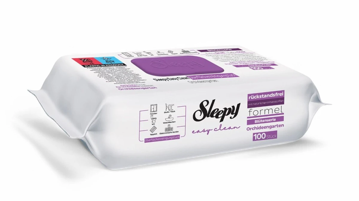 SLEEPY Oberflächenreinigstücher Easy Clean 100 Tücher