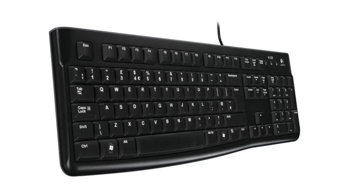 LOGITECH K120 Standard USB Computertastatur