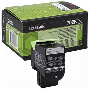 Lexmark Toner-Kit Return schwarz (70C20K0, 702K)